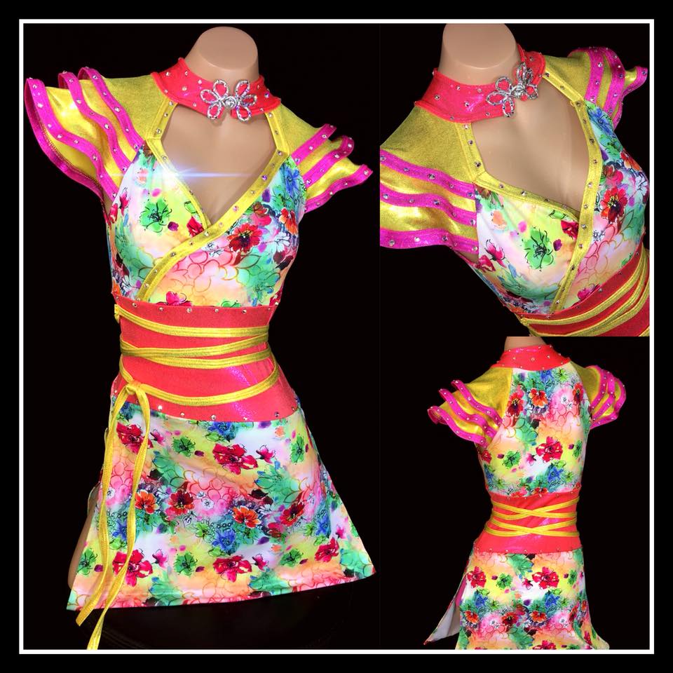 Custom Majorette and Twirler Uniforms DA Designs Dancewear