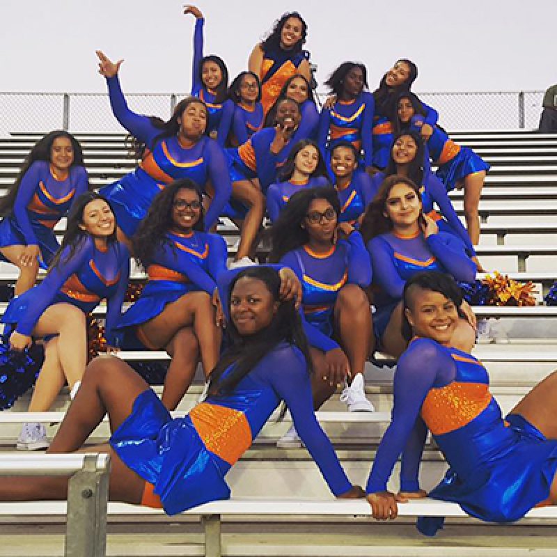 Custom Fringe Sequins Competition Royal Blue Unitard Majorette Costume